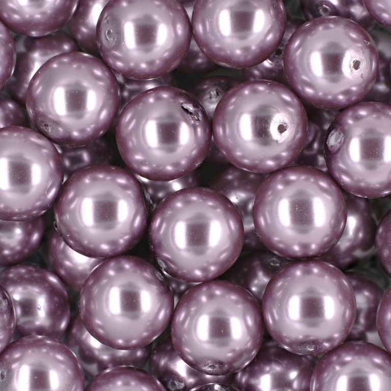 Voskové perličky 14mm fialove