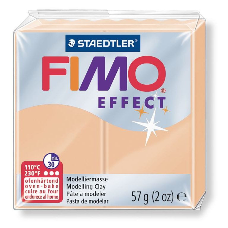 FIMO Effect 57 g (8020-405) pastelová broskyňová