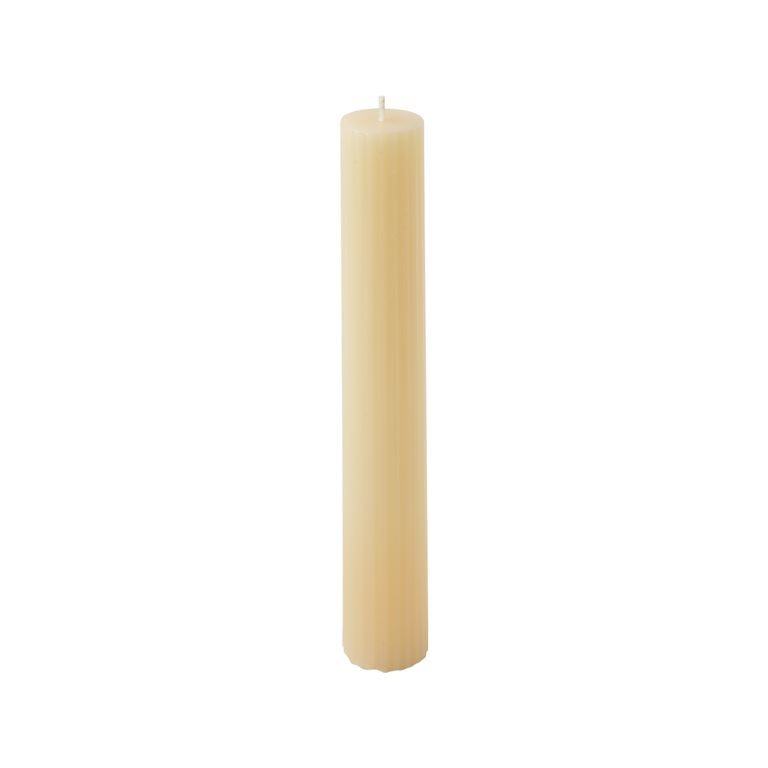 Polykarbonátová forma na úzku sviečku v tvare vrúbkovaného valca 28x270mm
