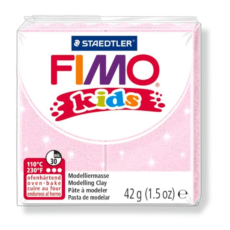 FIMO Kids 42g (8030-206) perleťově světle růžová