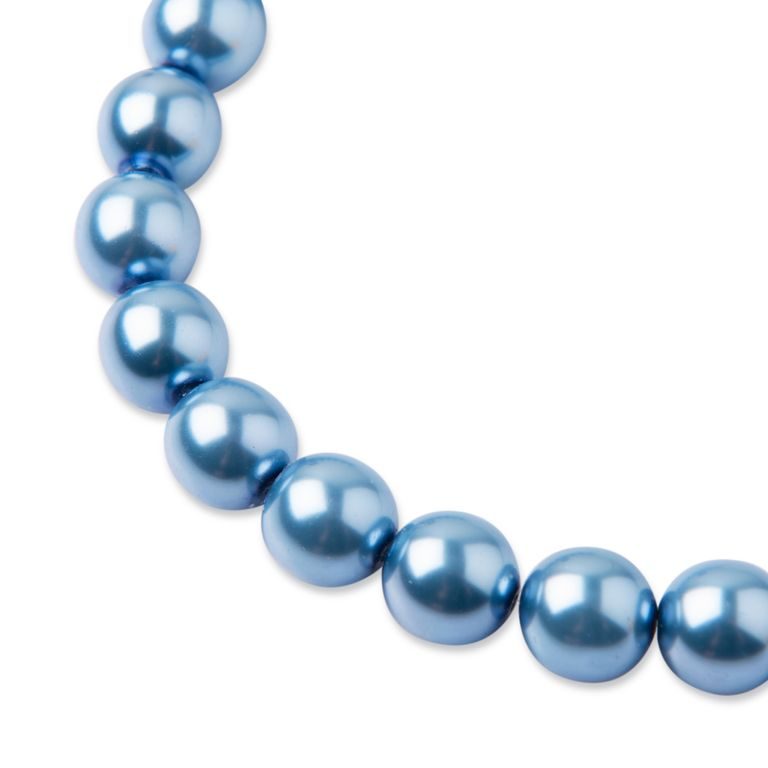 Manumi české voskové perle 10mm Baby blue
