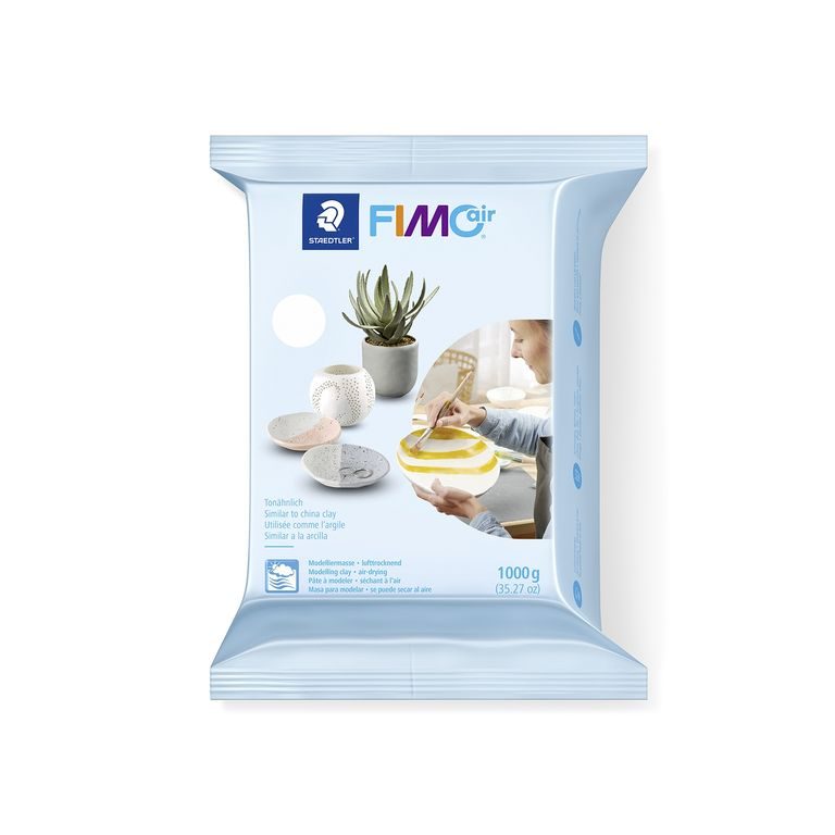 FIMO Basic Air 1000g samotvrdnoucí hmota bílá