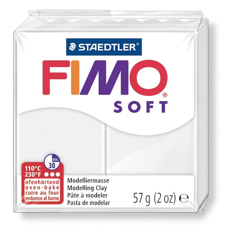 FIMO Soft 57g (8020-0) bílá