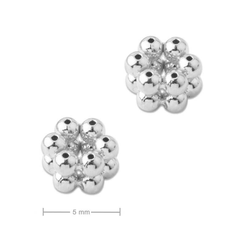 Strieborný distančný krúžok 5x3,5mm č.319