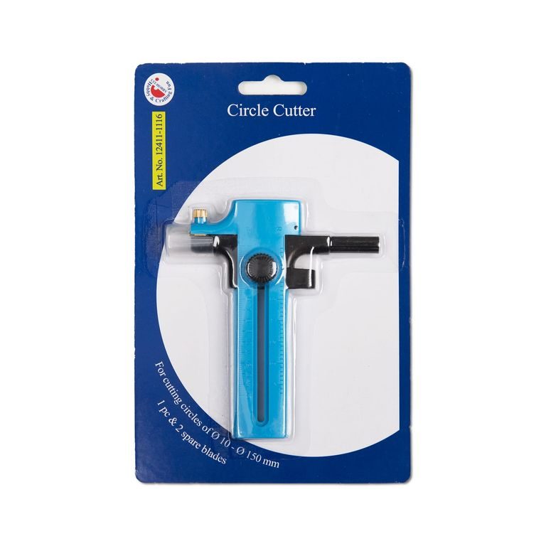 Circle cutter 1-15cm with 2 extra cutters
