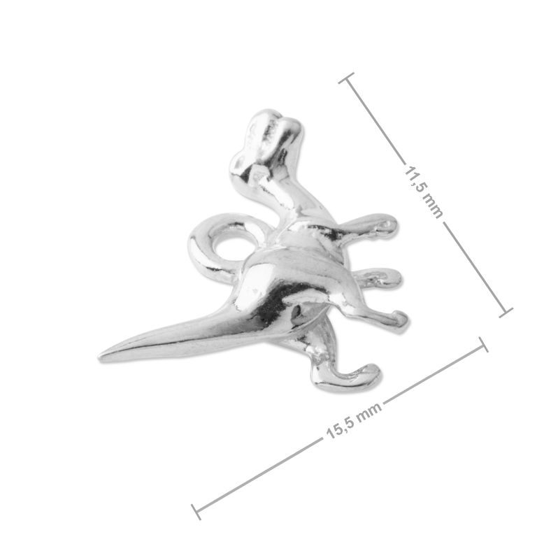Silver pendant dinosaur No.960