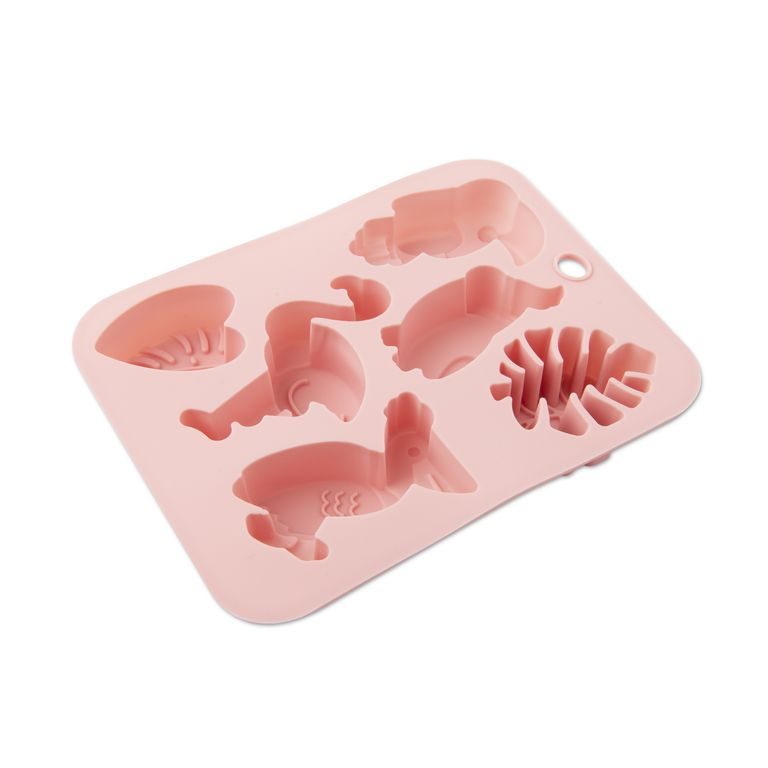 Set of 6 silicone moulds for casting creative clay jungle