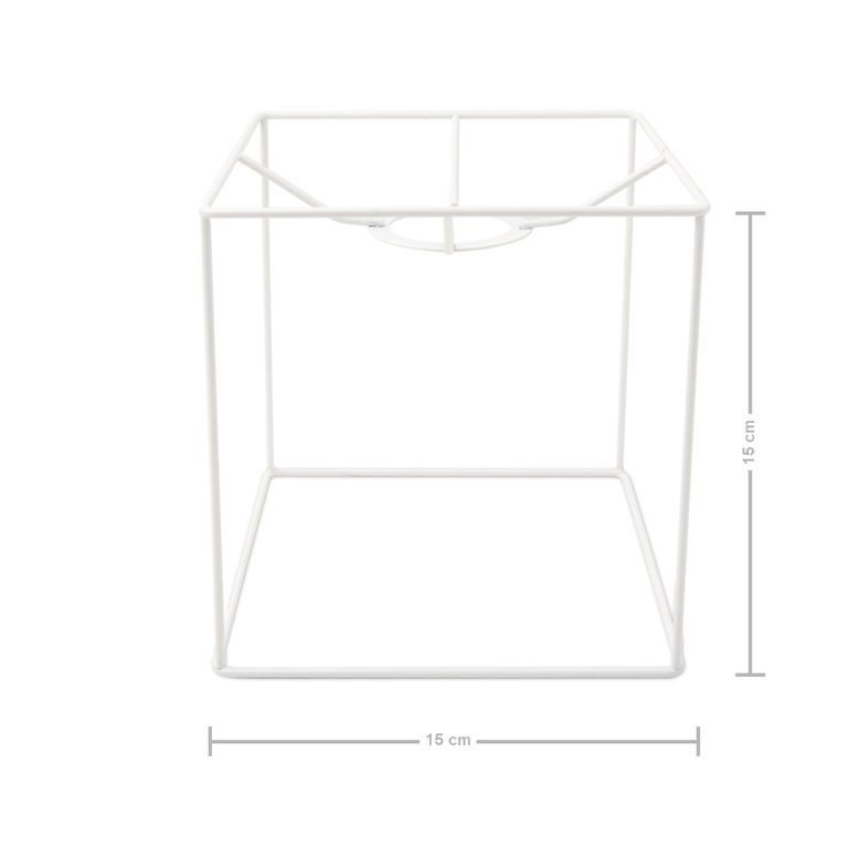 Lampshade frame for a lamp cube 15cm