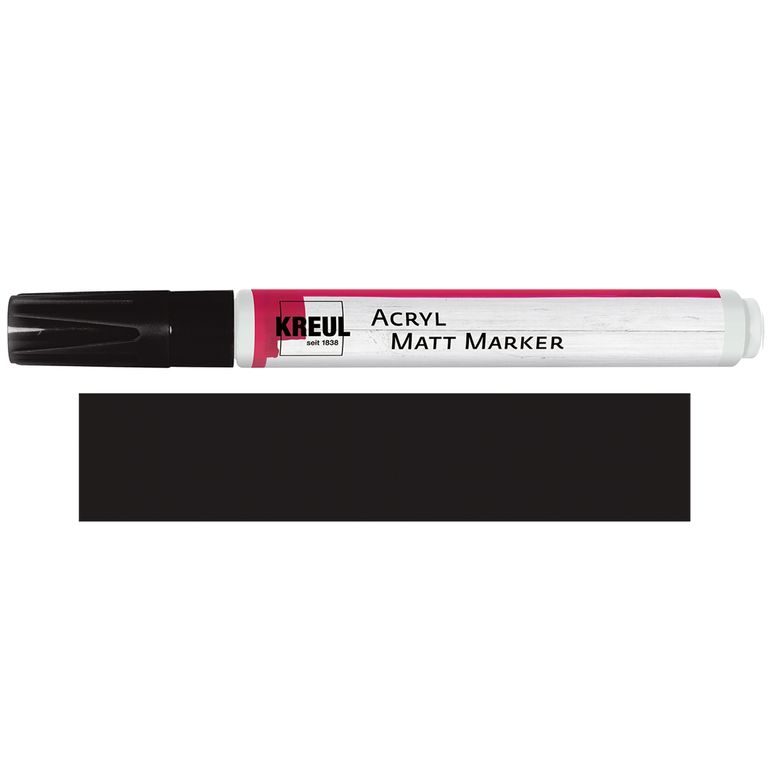 Acrylic marker KREUL medium matte black