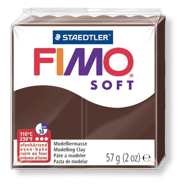 FIMO Soft 57g (8020-75) chocolate