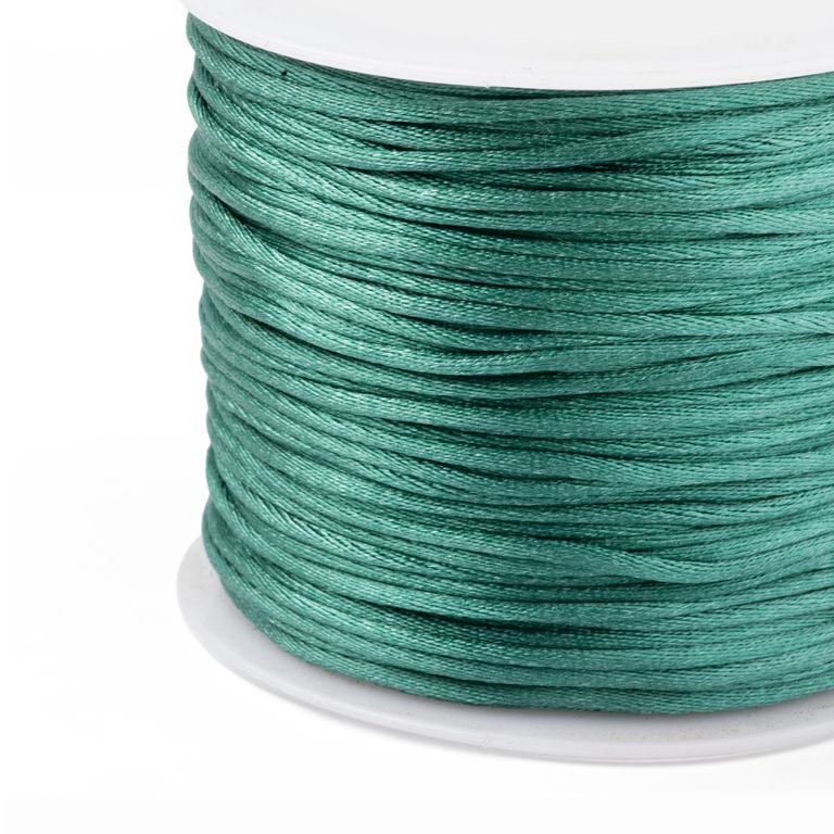 Nylon satin cord 1,5mm/2m Dark Sea Green