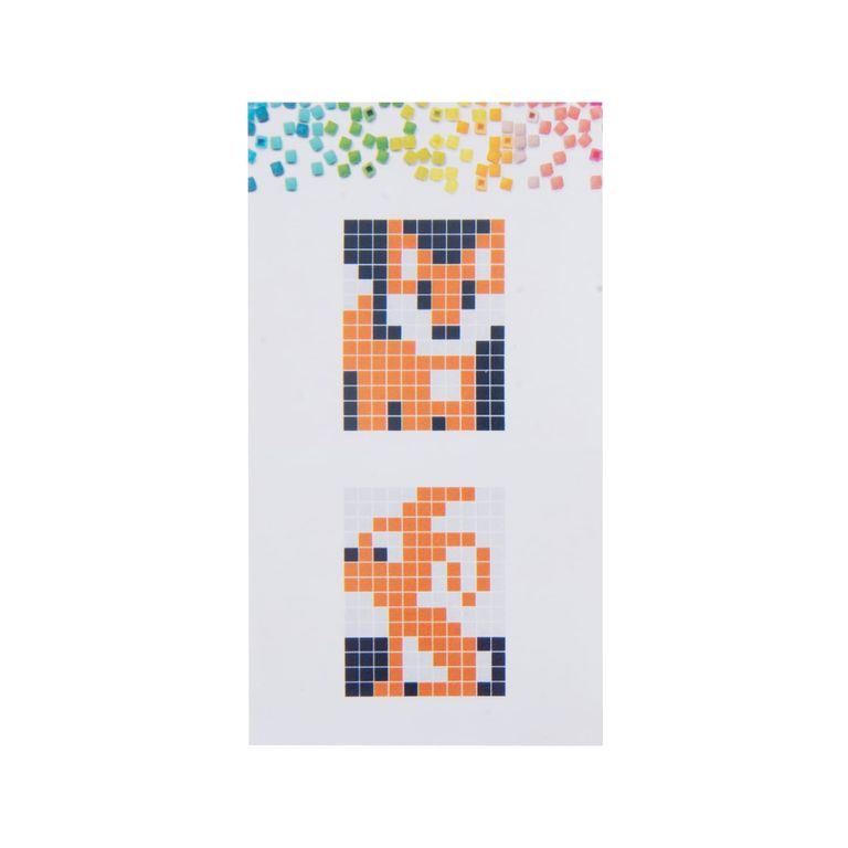 Pixel keychain fox