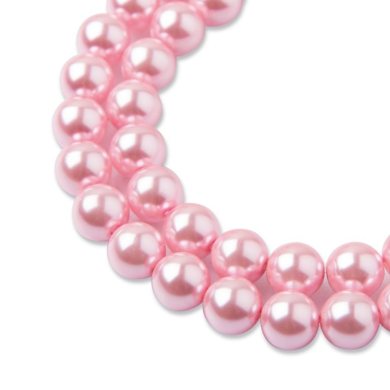 Manumi voskové perle 8mm Baby pink