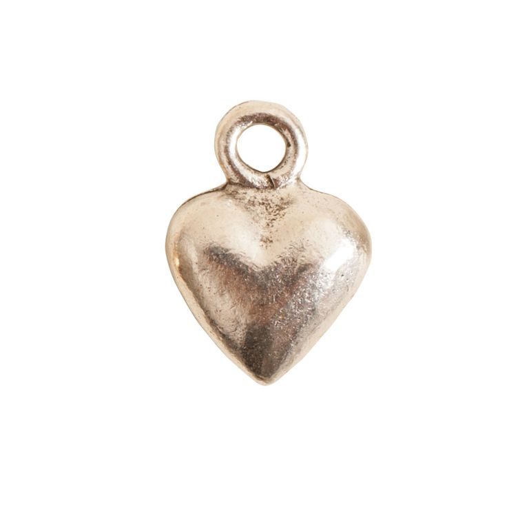Nunn Design pendant heart 12,5x8mm silver-plated