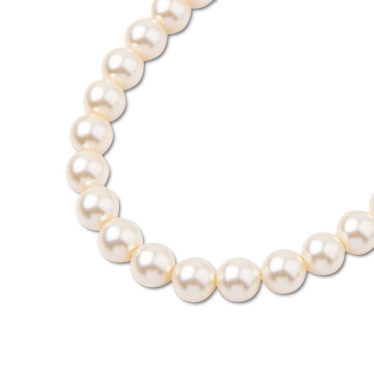 Preciosa Round pearl MAXIMA 4mm Pearl Effect Light Creamrose