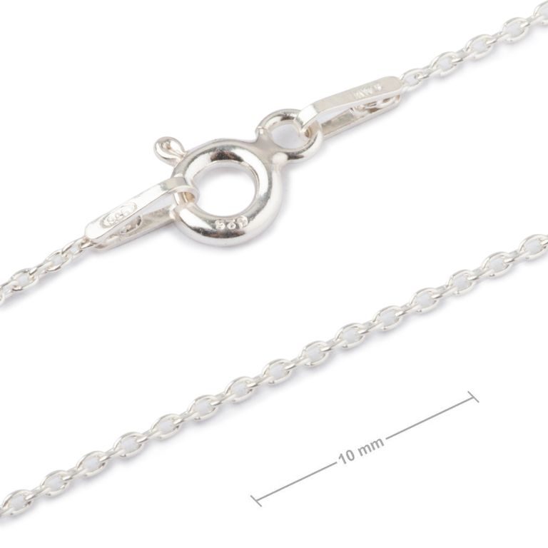 Silver chain with a clasp 40cm No.1258