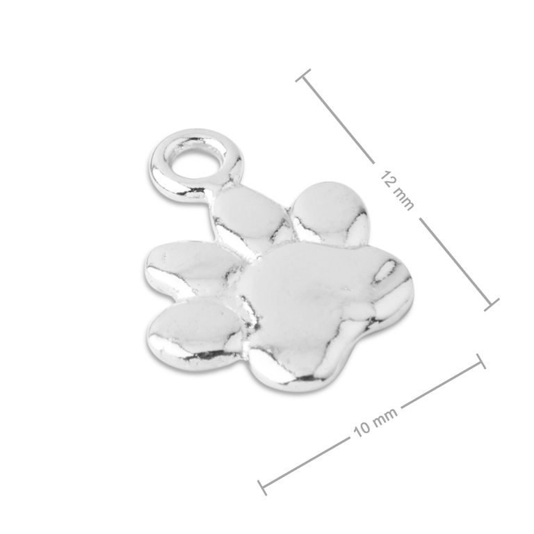 Sterling silver 925 pendant paw No.514