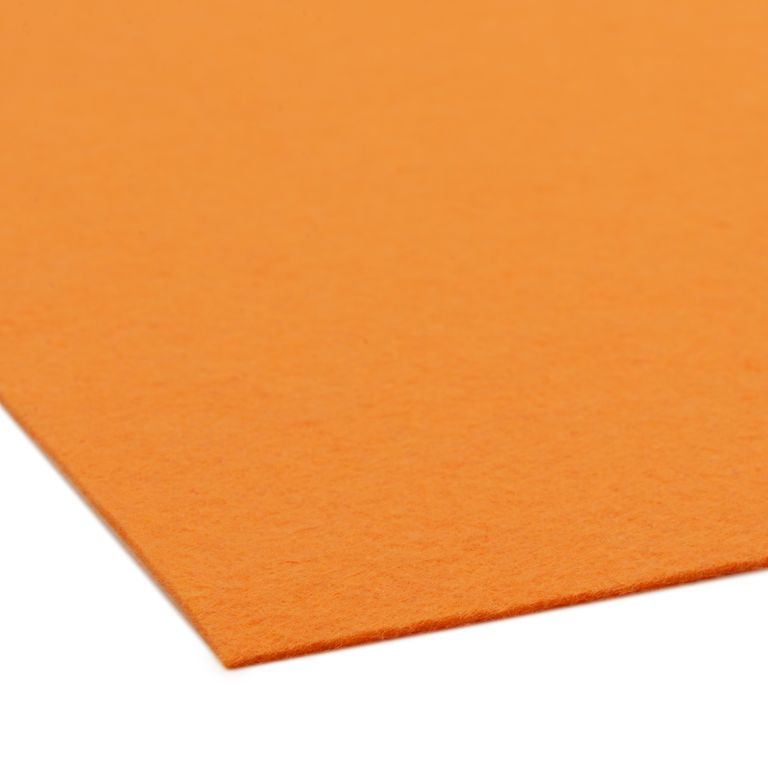 Filc/plsť dekoratívna 1mm oranžová