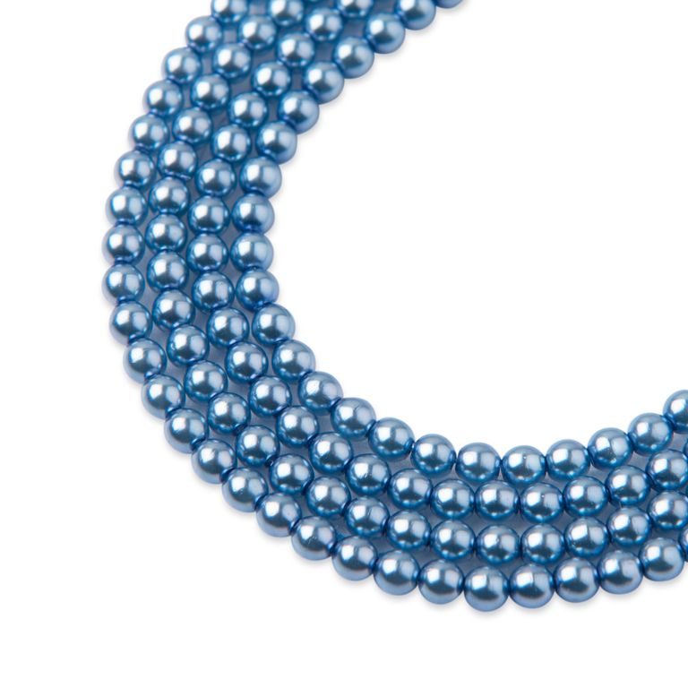 Manumi české voskové perle 3mm Baby blue