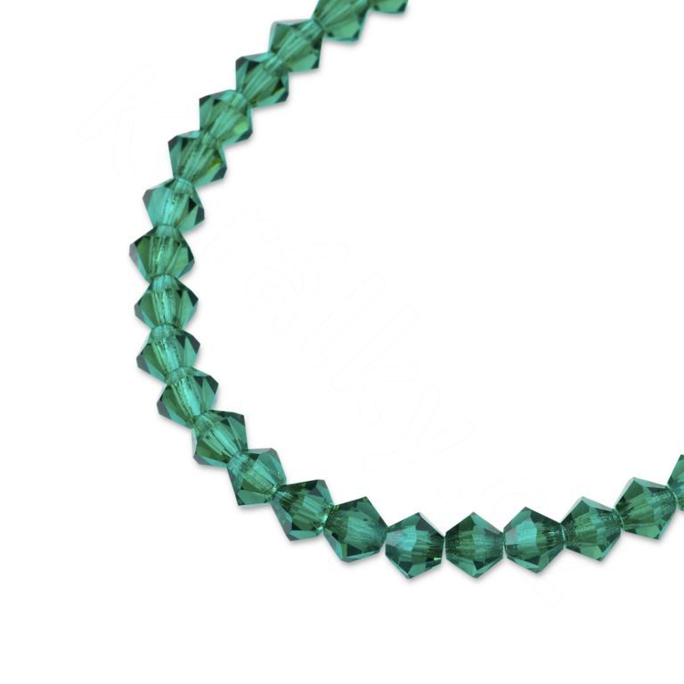 Preciosa MC bead Rondelle 3mm Emerald