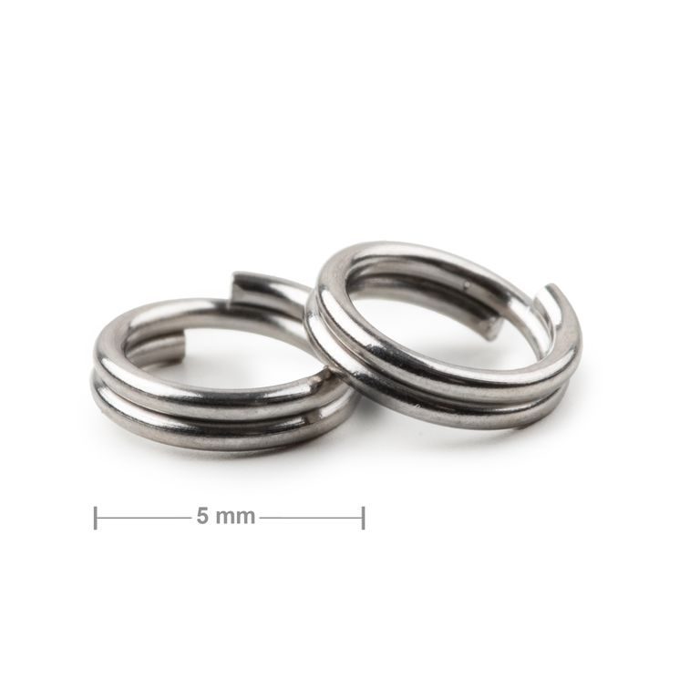 Stainless steel 316L double jumpring 5mm