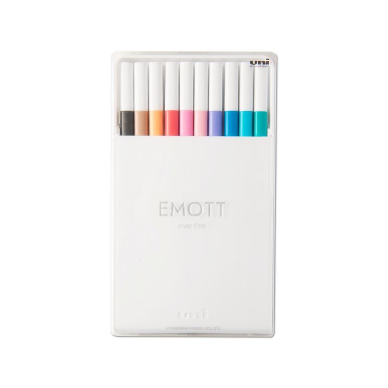 EMOTT thin marker Fine set of 10pcs