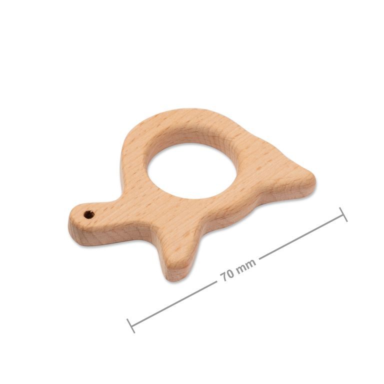Wooden teether turtle 70mm