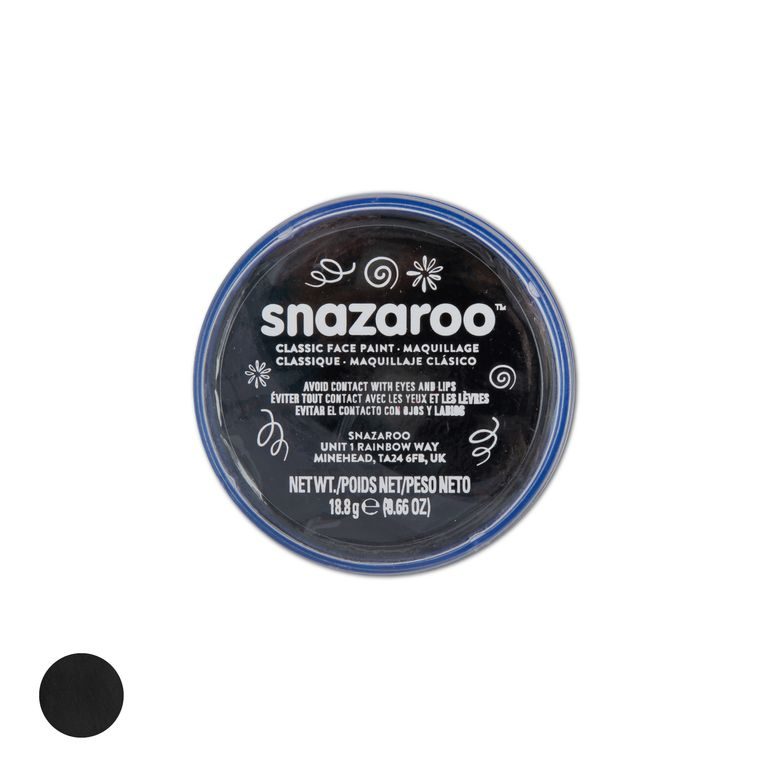 Snazaroo face paint black 18ml