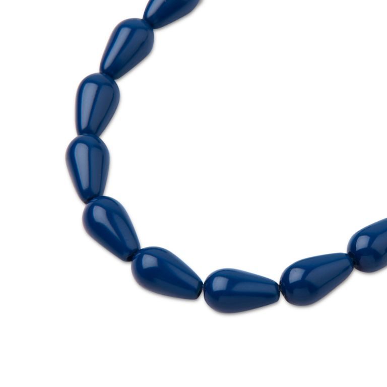 Preciosa perla hruška 10x6mm Crystal Navy Blue