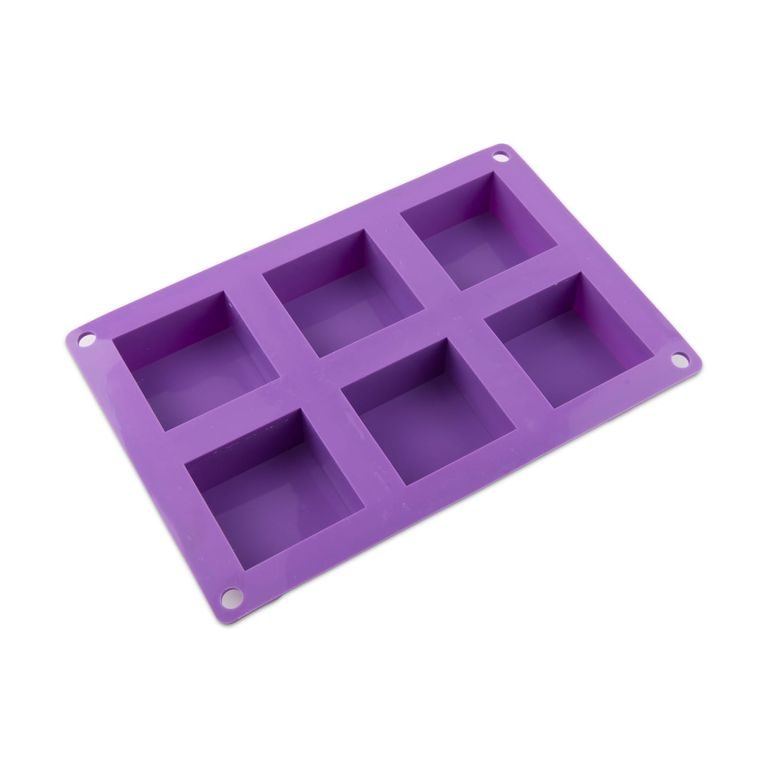 Silicone mould for casting creative clay cube 6pcs