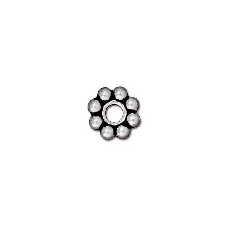 TierraCast decorative spacer 8mm antique silver