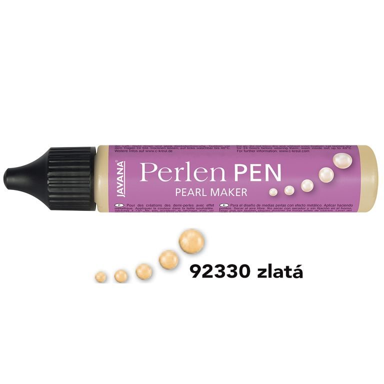 Perlen Pen na tekuté perly 29 ml zlatý