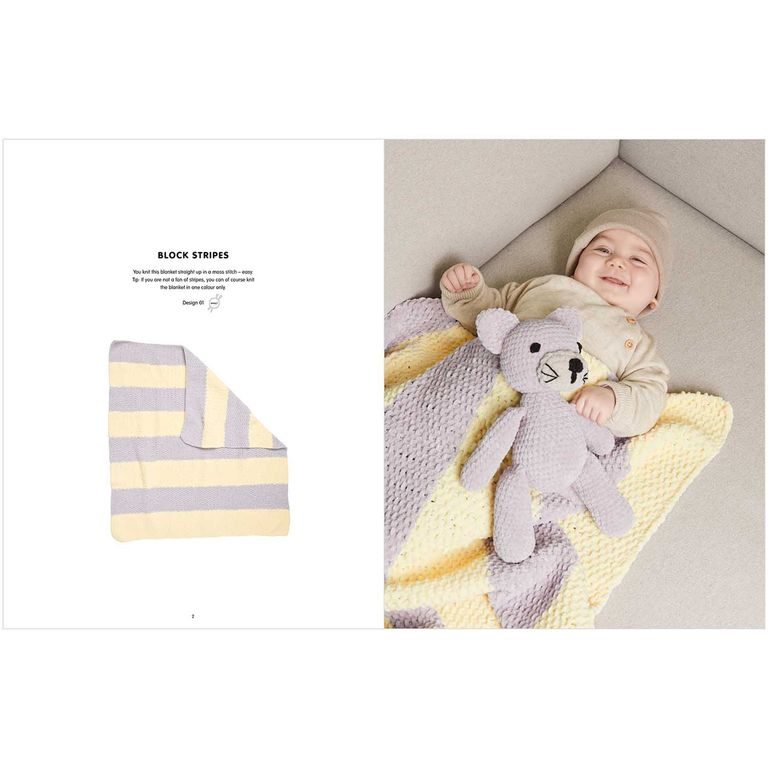 Book of crocheting and knitting tutorials Baby Chenillove English version