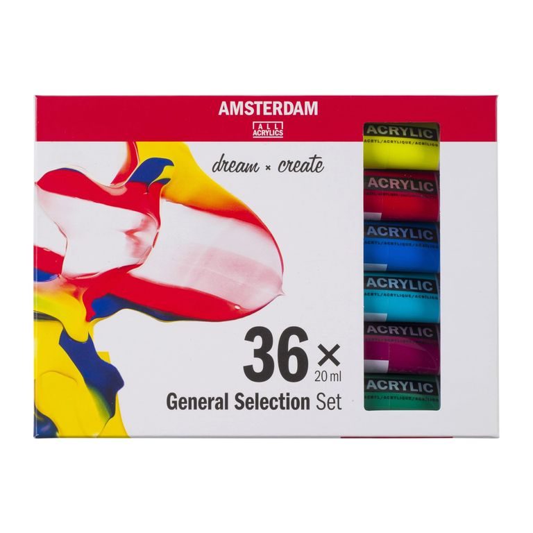 Amsterdam set of acrylic paints 36 x 20 ml