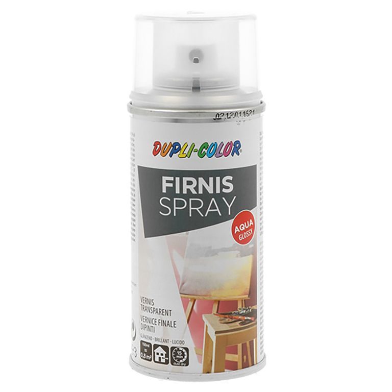 Colourless water-based varnish spray shiny 150ml
