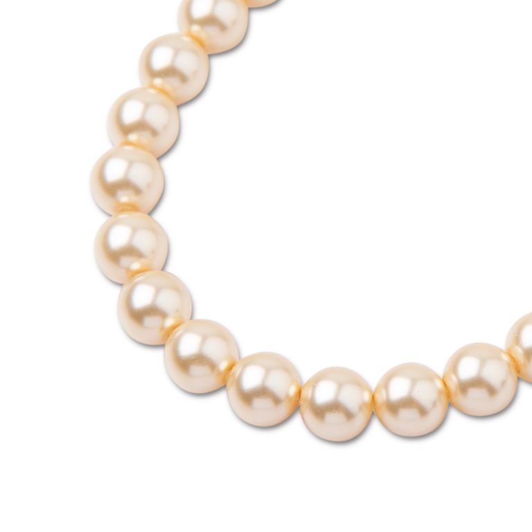 Preciosa kulatá perla MAXIMA 8mm Pearl Effect Cream