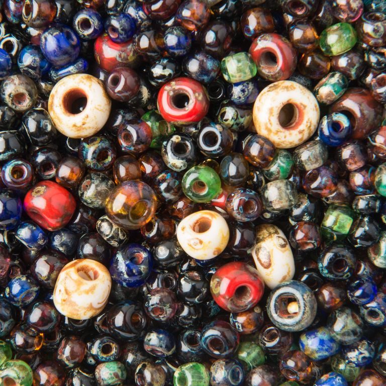 PRECIOSA mix of seed beads travertin