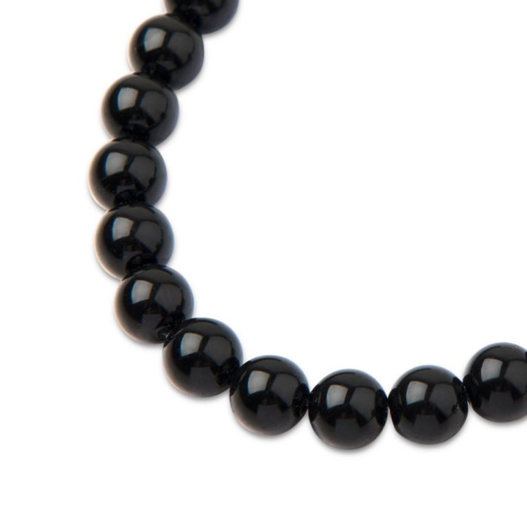 Preciosa guľatá perla MAXIMA 10mm Crystal Magic Black