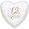 12.narozeniny balónek srdce