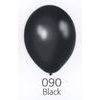 Balónek černý metalický 090