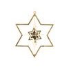 hvězda zlatá závěs vánoční plech. 8x8cm 16X-822.10 8885952