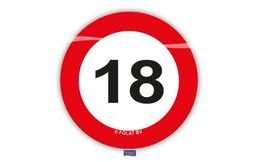 Confetti for table XL Traffic sign 18