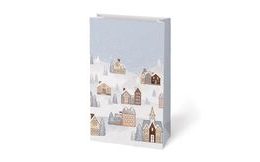 sáček papírový vánoční KRAFT 10x18x6cm mix 5251417