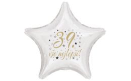 39. narozeniny balónek hvězda
