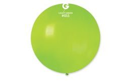 Balón latex 80 cm - světle zelený 1 ks