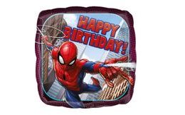 Spiderman foliový balónek šťastné narozeniny 43 cm