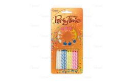 Birthday candles in pack of 24, candle length 6 cm