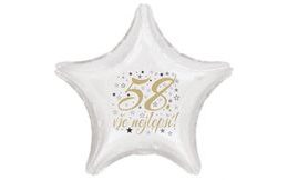 58. narozeniny balónek hvězda