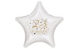23. narozeniny balónek hvězda