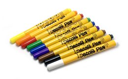 Set of Decor Pen Markers - 9 pcs